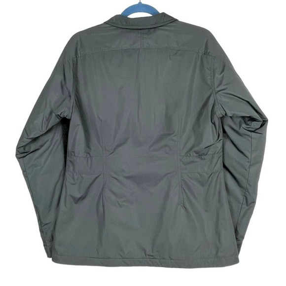 NAU Eco-Tech Grey Button Front Blazer Water Resistant Jacket | Medium - Picture 6 of 11